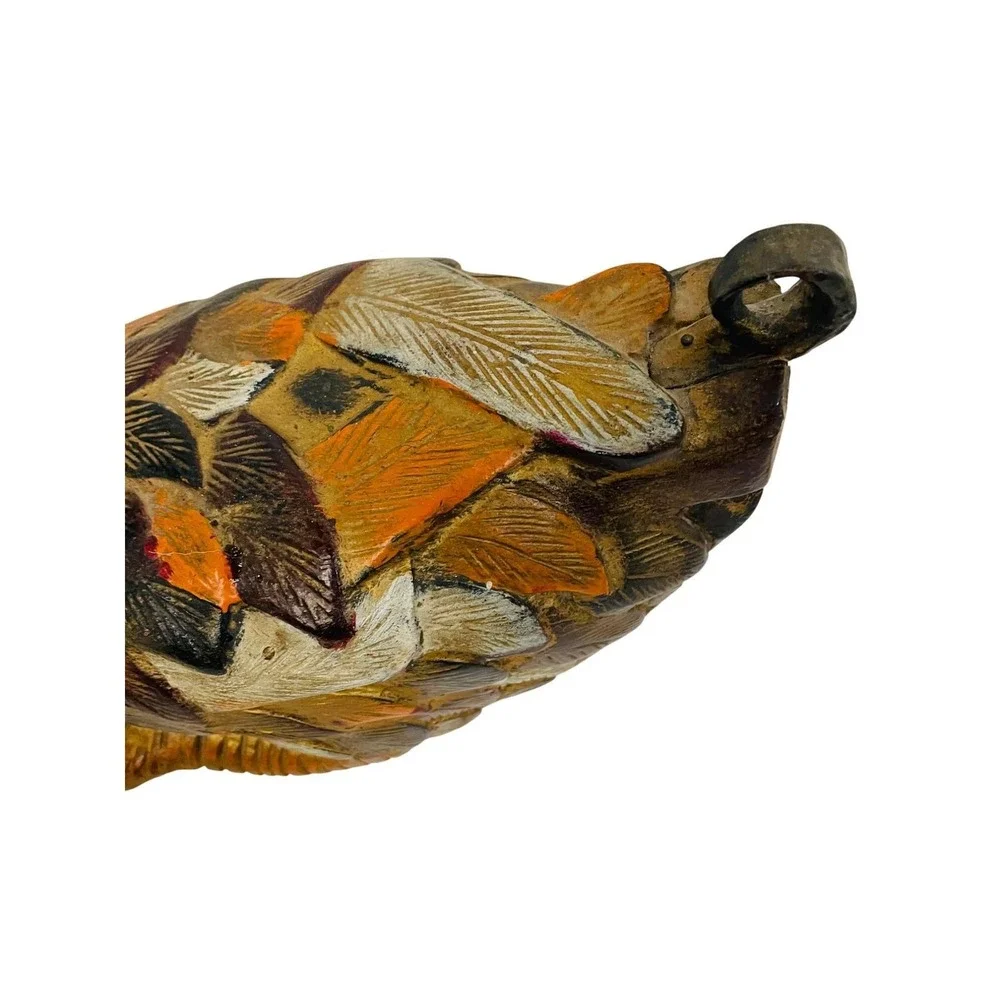 Unbranded Wooden Duck Decoy Hand Carved Painted Bird Figurine 11